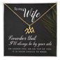To My Beautiful Wife Zodiac Symbol Necklace