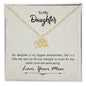 To My Daughter Zodiac Symbol Necklace