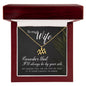 To My Beautiful Wife Zodiac Symbol Necklace