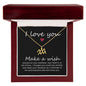 I love You Zodiac Symbol Necklace