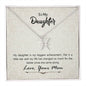 To My Daughter Zodiac Symbol Necklace