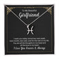 To My Beautiful Girlfriend Zodiac Symbol Necklace