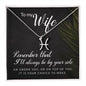To My Beautiful Wife Zodiac Symbol Necklace