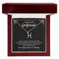 To My Beautiful Girlfriend Zodiac Symbol Necklace
