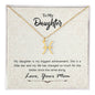 To My Daughter Zodiac Symbol Necklace