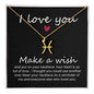 I love You Zodiac Symbol Necklace