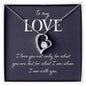 To My Love Forever Love Necklace