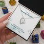 To My Amazing Daughter Forever Love Necklace