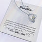 To My Daughter Forever Love Necklace