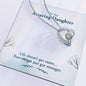 To My Amazing Daughter Forever Love Necklace