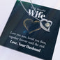 To My Beautiful Wife Forever Love Necklace