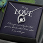 To My Love Forever Love Necklace