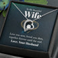 To My Beautiful Wife Forever Love Necklace