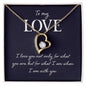 To My Love Forever Love Necklace