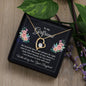 To My Girlfriend Forever Love Necklace