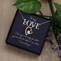 To My Love Forever Love Necklace