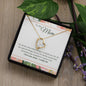 To My Mom Forever Love Necklace