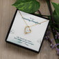 To My Amazing Daughter Forever Love Necklace