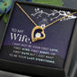 To My Wife Forever Love Necklace