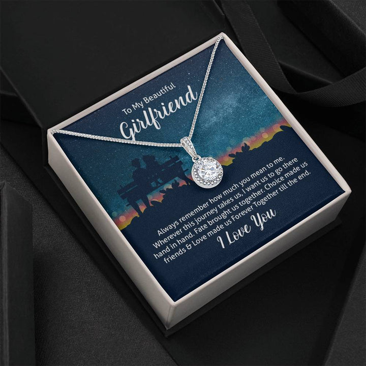 To My Beautiful Girlfriend Eternal Hope Necklace