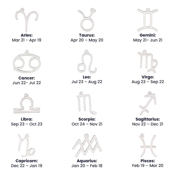 To My Beautiful Wife Zodiac Symbol Necklace